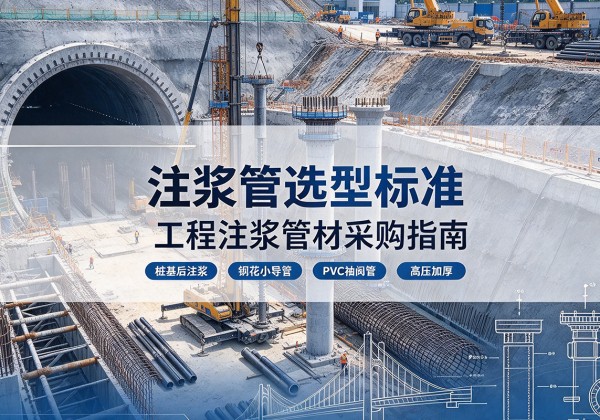 山海关注浆管选型标准